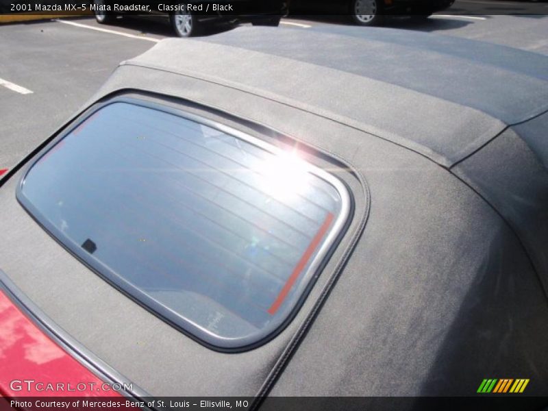 Classic Red / Black 2001 Mazda MX-5 Miata Roadster