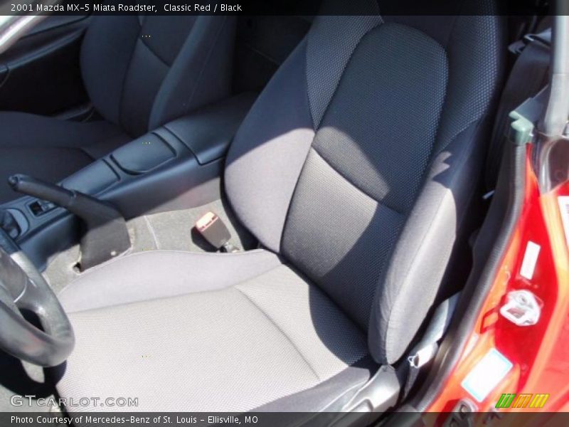 Classic Red / Black 2001 Mazda MX-5 Miata Roadster