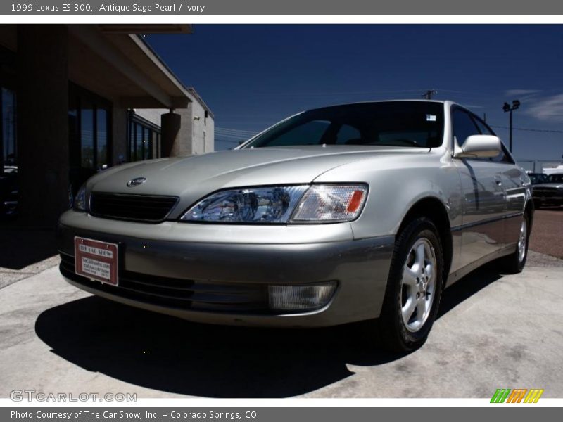 Antique Sage Pearl / Ivory 1999 Lexus ES 300