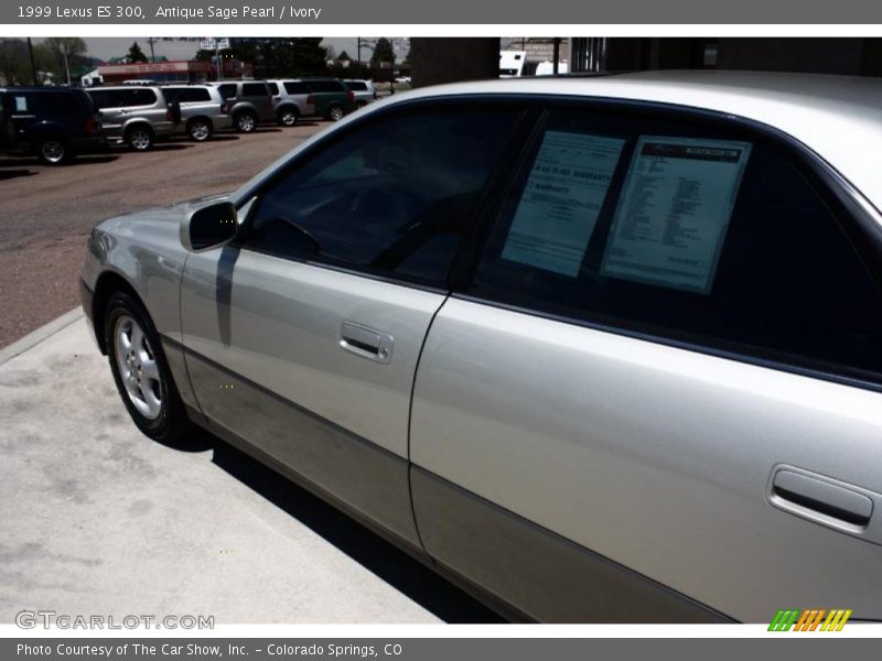 Antique Sage Pearl / Ivory 1999 Lexus ES 300