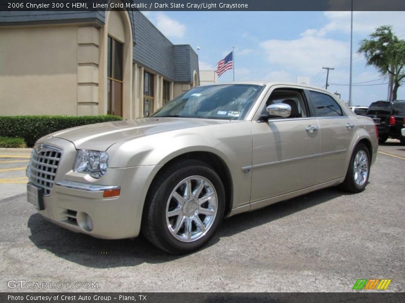 Linen Gold Metallic / Dark Slate Gray/Light Graystone 2006 Chrysler 300 C HEMI
