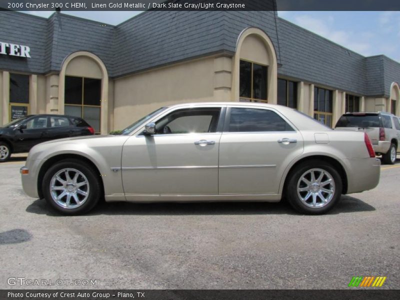 Linen Gold Metallic / Dark Slate Gray/Light Graystone 2006 Chrysler 300 C HEMI