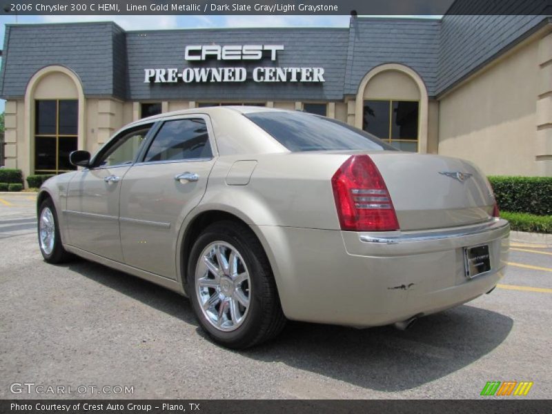 Linen Gold Metallic / Dark Slate Gray/Light Graystone 2006 Chrysler 300 C HEMI