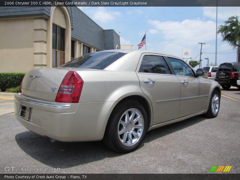 Linen Gold Metallic / Dark Slate Gray/Light Graystone 2006 Chrysler 300 C HEMI