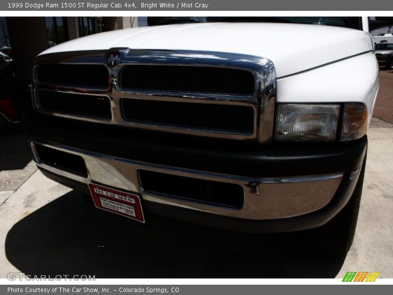 Bright White / Mist Gray 1999 Dodge Ram 1500 ST Regular Cab 4x4