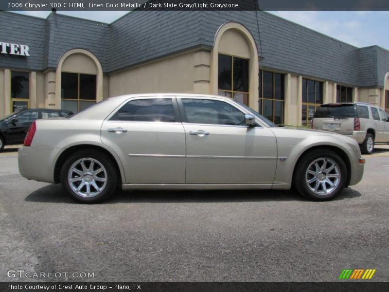 Linen Gold Metallic / Dark Slate Gray/Light Graystone 2006 Chrysler 300 C HEMI