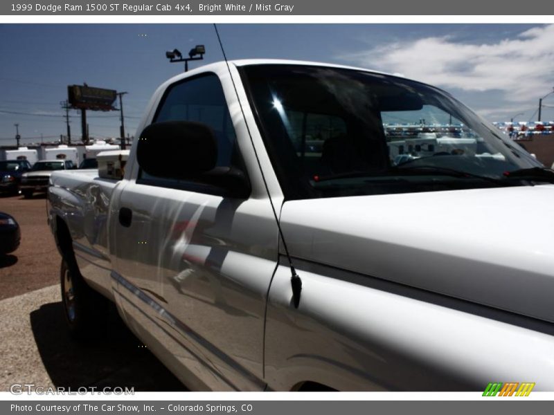 Bright White / Mist Gray 1999 Dodge Ram 1500 ST Regular Cab 4x4