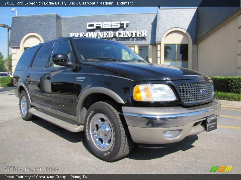 Black Clearcoat / Medium Parchment 2001 Ford Expedition Eddie Bauer