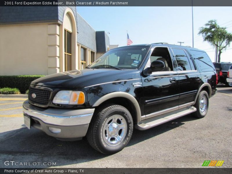 Black Clearcoat / Medium Parchment 2001 Ford Expedition Eddie Bauer
