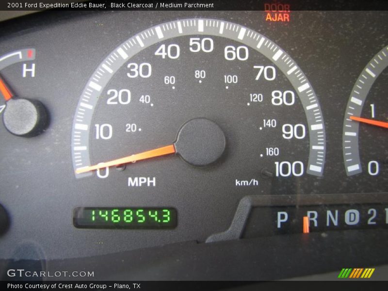 Black Clearcoat / Medium Parchment 2001 Ford Expedition Eddie Bauer