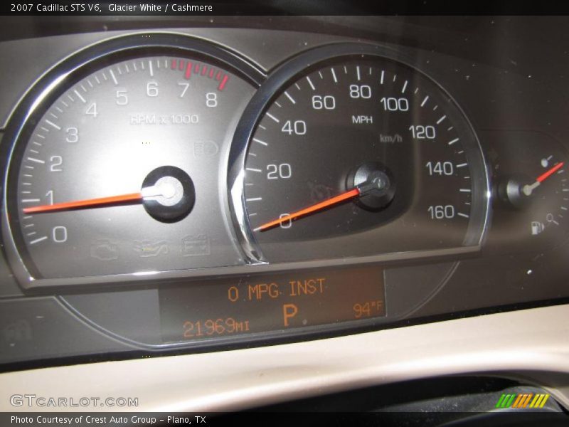 Glacier White / Cashmere 2007 Cadillac STS V6