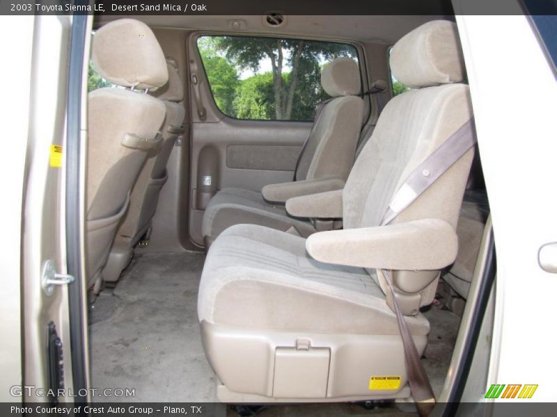 Desert Sand Mica / Oak 2003 Toyota Sienna LE