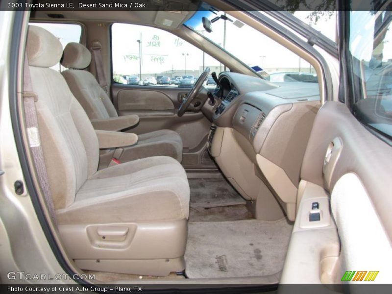 Desert Sand Mica / Oak 2003 Toyota Sienna LE