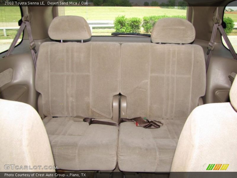 Desert Sand Mica / Oak 2003 Toyota Sienna LE