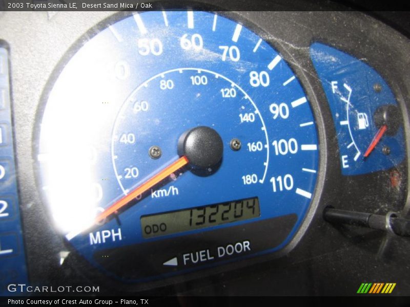 Desert Sand Mica / Oak 2003 Toyota Sienna LE