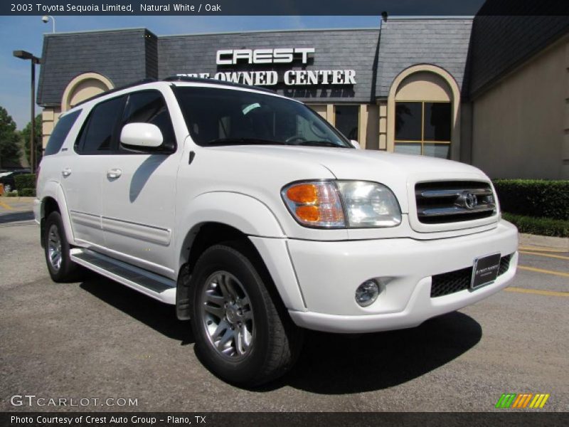 Natural White / Oak 2003 Toyota Sequoia Limited