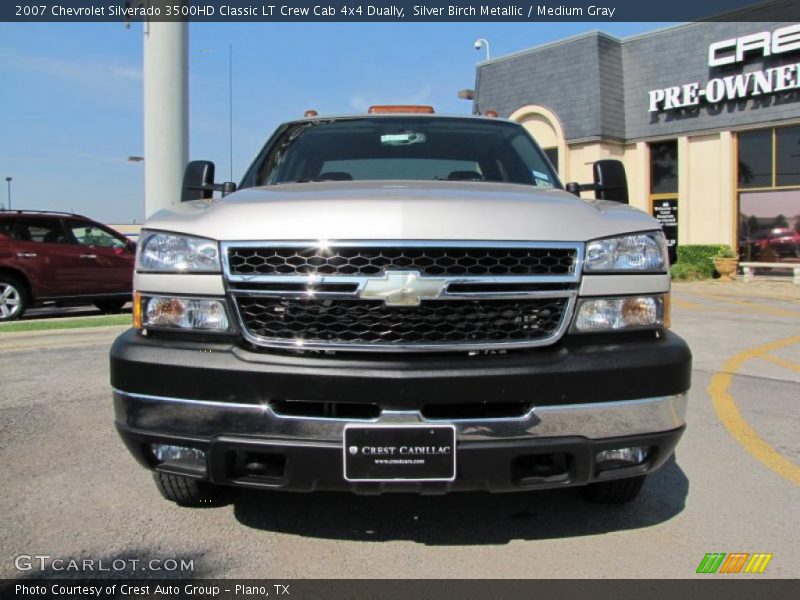 Silver Birch Metallic / Medium Gray 2007 Chevrolet Silverado 3500HD Classic LT Crew Cab 4x4 Dually