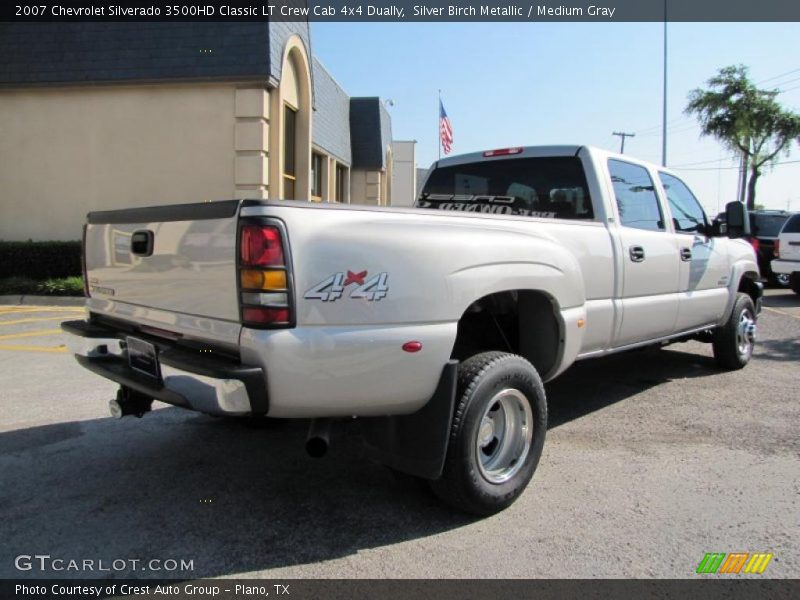 Silver Birch Metallic / Medium Gray 2007 Chevrolet Silverado 3500HD Classic LT Crew Cab 4x4 Dually