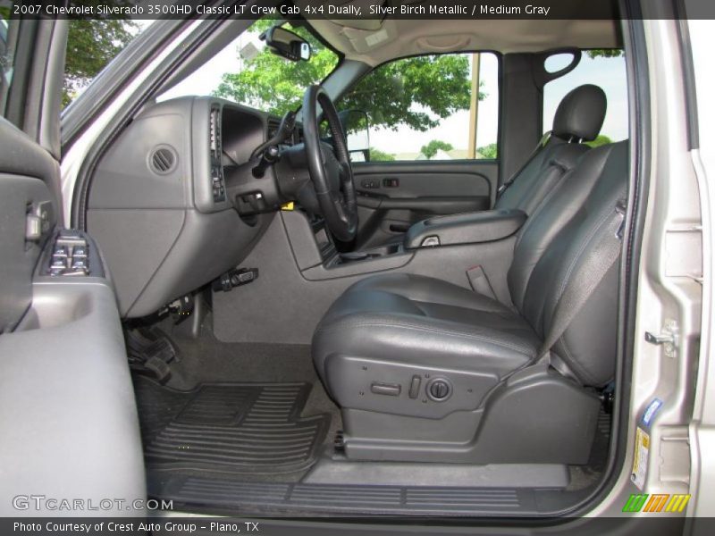 Silver Birch Metallic / Medium Gray 2007 Chevrolet Silverado 3500HD Classic LT Crew Cab 4x4 Dually