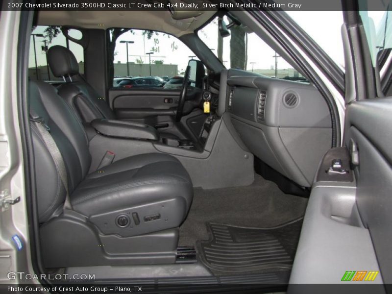 Silver Birch Metallic / Medium Gray 2007 Chevrolet Silverado 3500HD Classic LT Crew Cab 4x4 Dually
