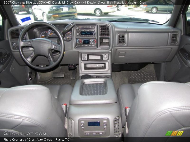 Silver Birch Metallic / Medium Gray 2007 Chevrolet Silverado 3500HD Classic LT Crew Cab 4x4 Dually