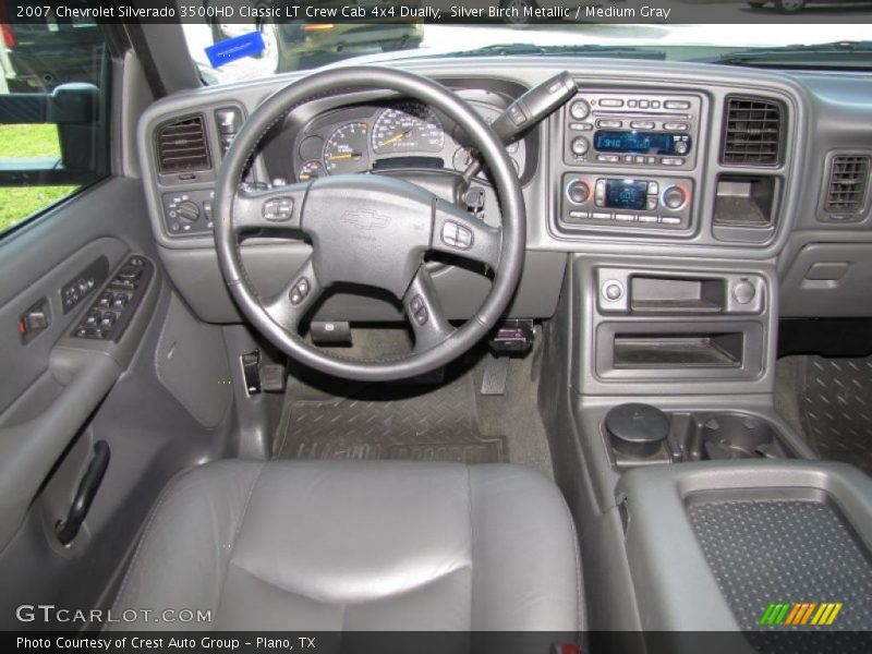 Silver Birch Metallic / Medium Gray 2007 Chevrolet Silverado 3500HD Classic LT Crew Cab 4x4 Dually