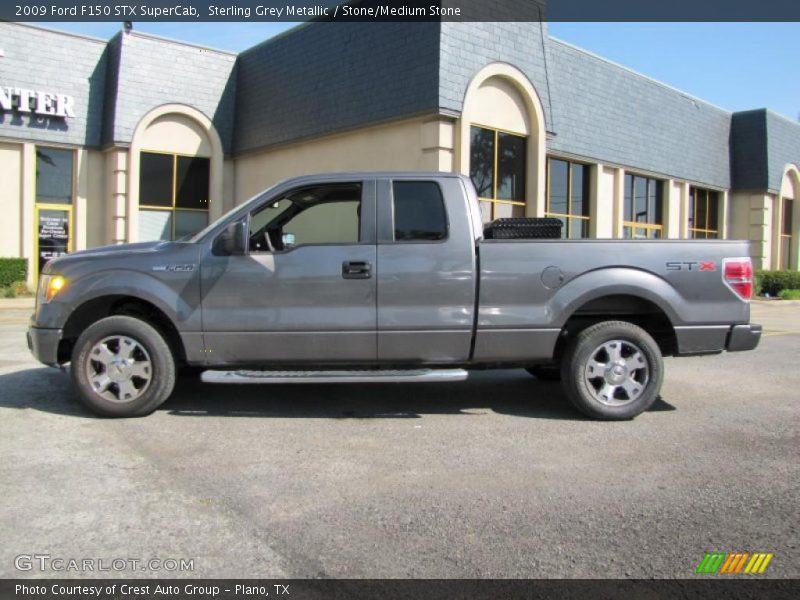 Sterling Grey Metallic / Stone/Medium Stone 2009 Ford F150 STX SuperCab