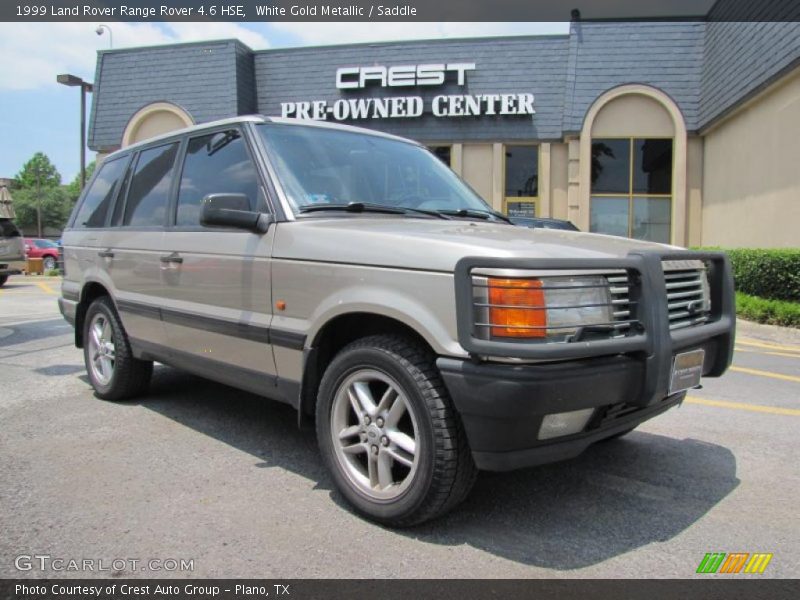 White Gold Metallic / Saddle 1999 Land Rover Range Rover 4.6 HSE
