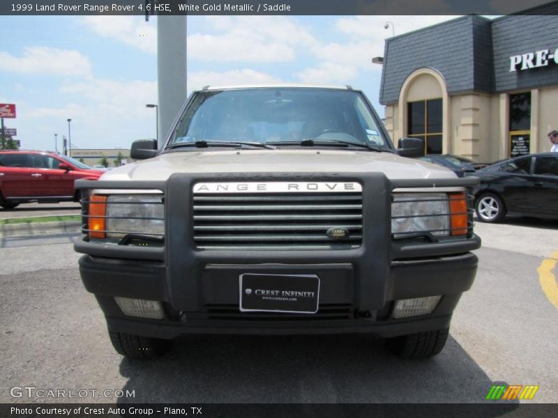 White Gold Metallic / Saddle 1999 Land Rover Range Rover 4.6 HSE