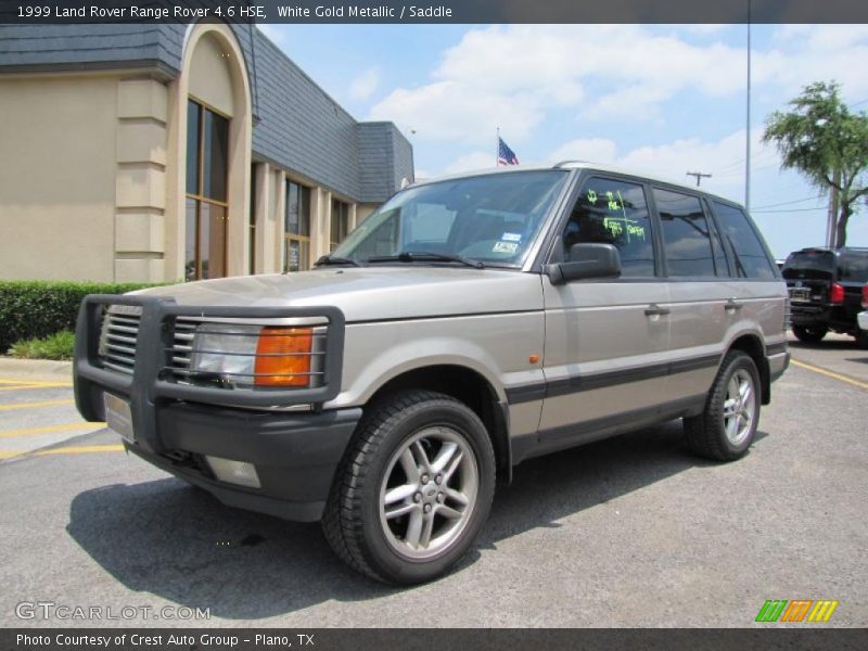White Gold Metallic / Saddle 1999 Land Rover Range Rover 4.6 HSE