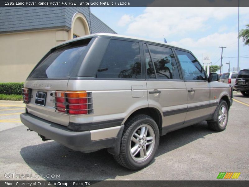 White Gold Metallic / Saddle 1999 Land Rover Range Rover 4.6 HSE