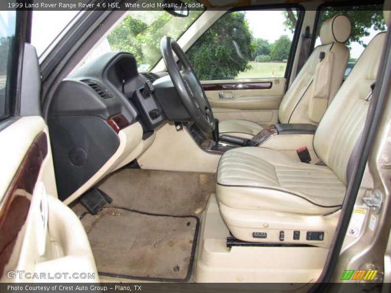 White Gold Metallic / Saddle 1999 Land Rover Range Rover 4.6 HSE