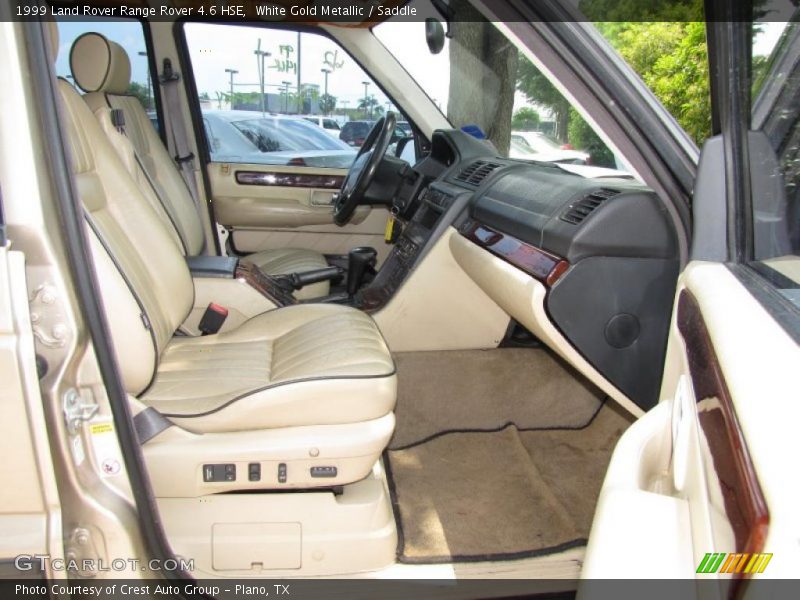 White Gold Metallic / Saddle 1999 Land Rover Range Rover 4.6 HSE