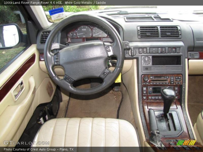 White Gold Metallic / Saddle 1999 Land Rover Range Rover 4.6 HSE