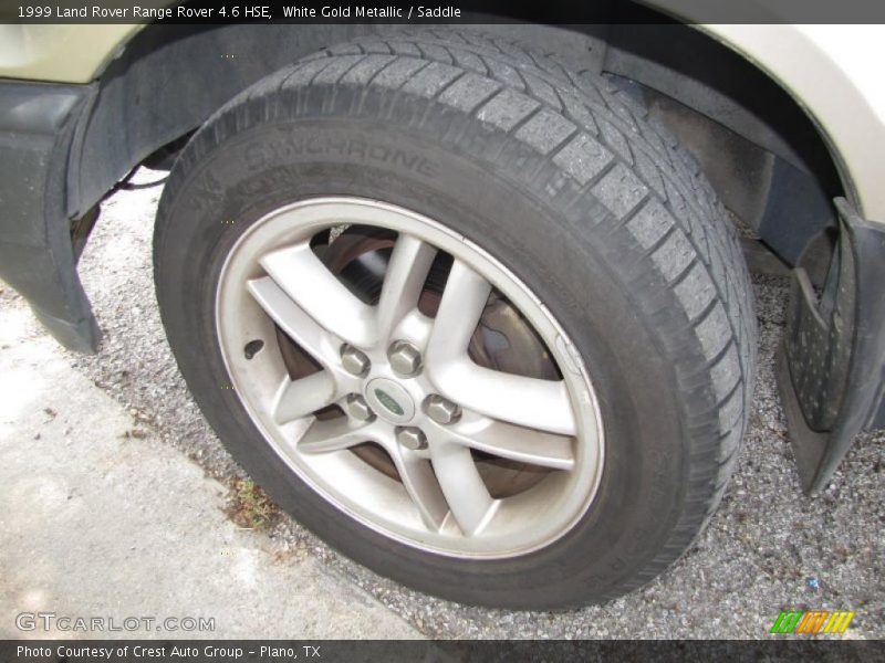 White Gold Metallic / Saddle 1999 Land Rover Range Rover 4.6 HSE