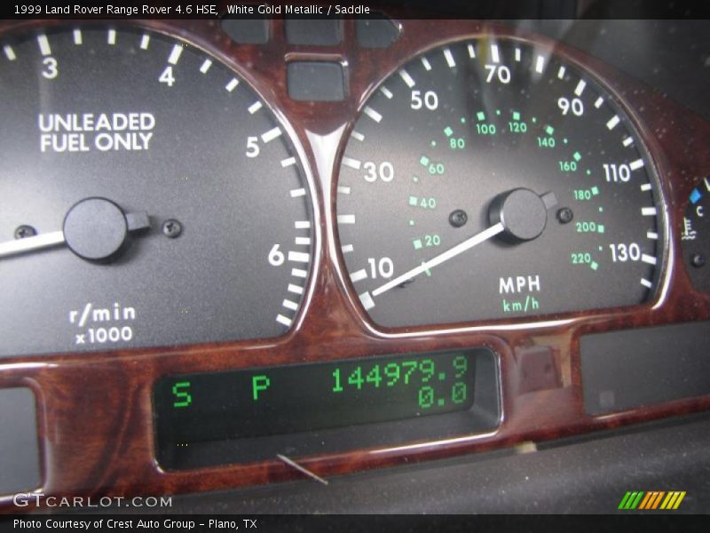 White Gold Metallic / Saddle 1999 Land Rover Range Rover 4.6 HSE
