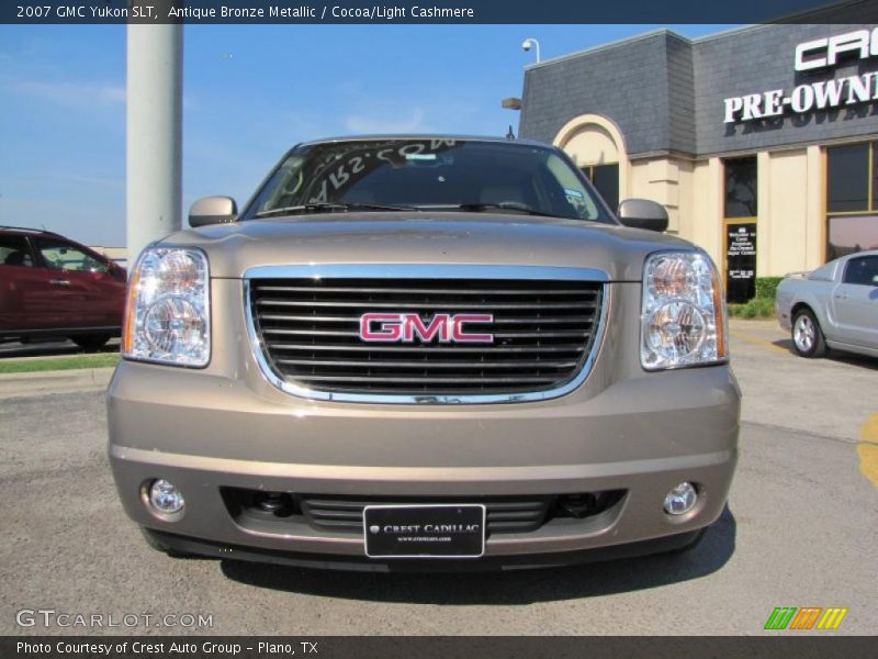 Antique Bronze Metallic / Cocoa/Light Cashmere 2007 GMC Yukon SLT