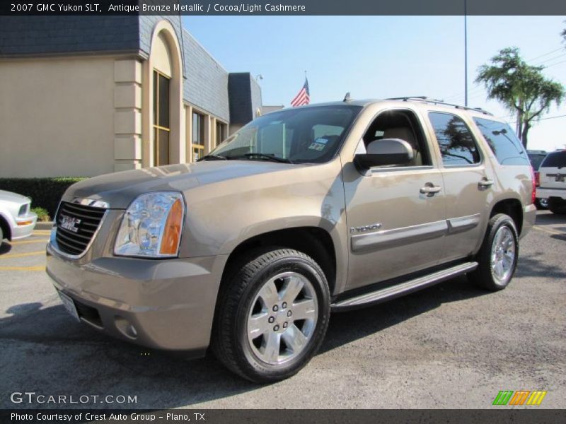 Antique Bronze Metallic / Cocoa/Light Cashmere 2007 GMC Yukon SLT