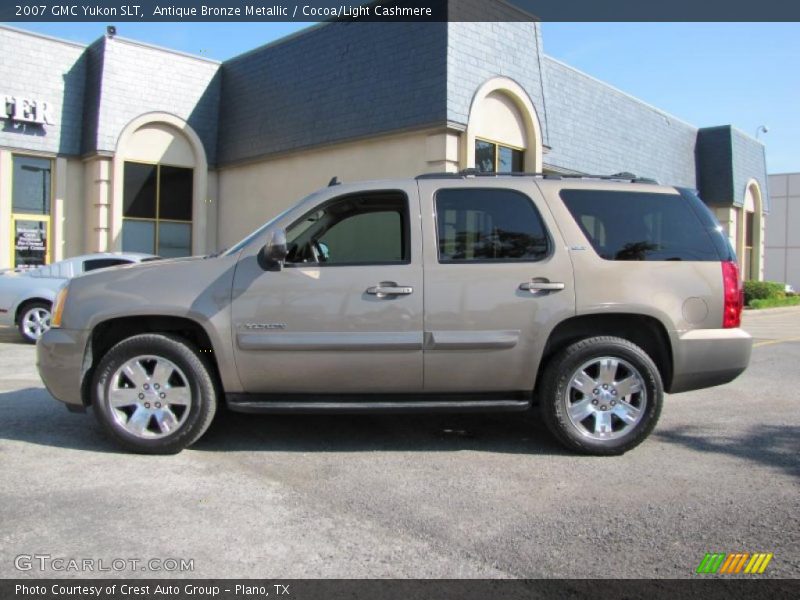 Antique Bronze Metallic / Cocoa/Light Cashmere 2007 GMC Yukon SLT