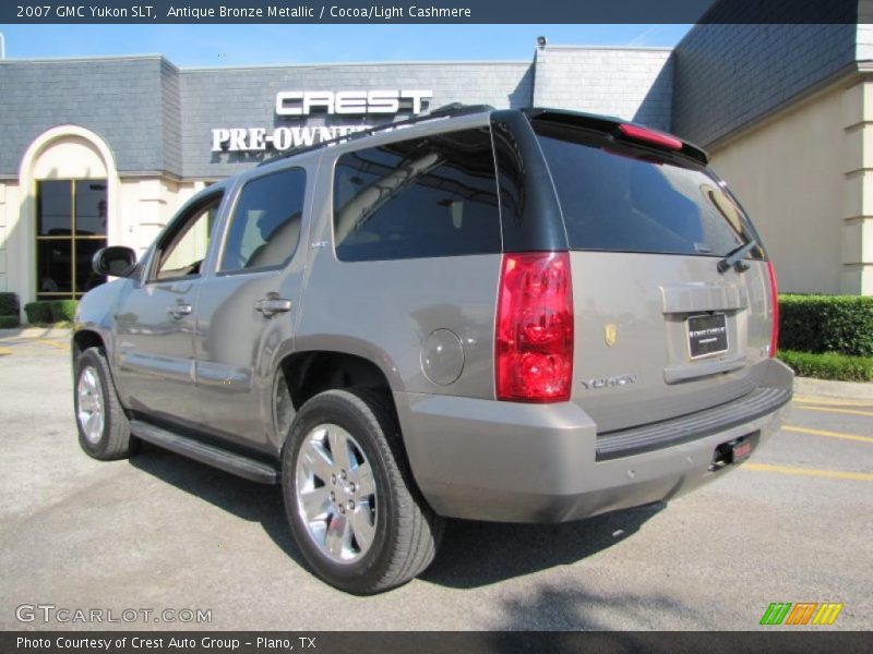 Antique Bronze Metallic / Cocoa/Light Cashmere 2007 GMC Yukon SLT