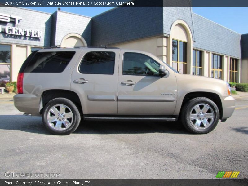 Antique Bronze Metallic / Cocoa/Light Cashmere 2007 GMC Yukon SLT