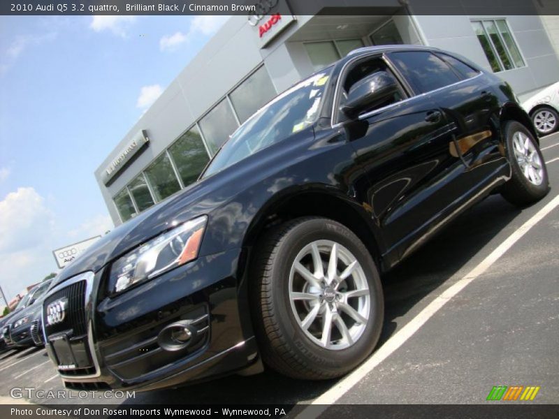 Brilliant Black / Cinnamon Brown 2010 Audi Q5 3.2 quattro