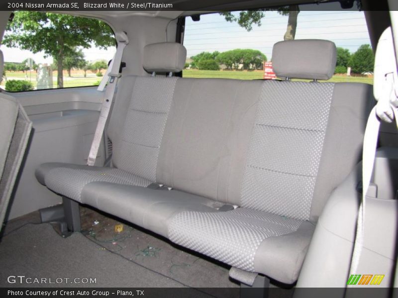 Blizzard White / Steel/Titanium 2004 Nissan Armada SE