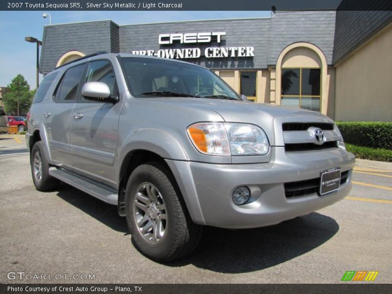 Silver Sky Metallic / Light Charcoal 2007 Toyota Sequoia SR5