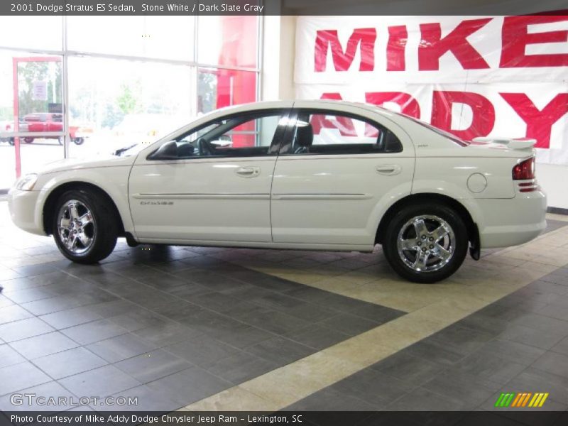 Stone White / Dark Slate Gray 2001 Dodge Stratus ES Sedan