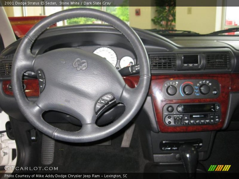 Stone White / Dark Slate Gray 2001 Dodge Stratus ES Sedan