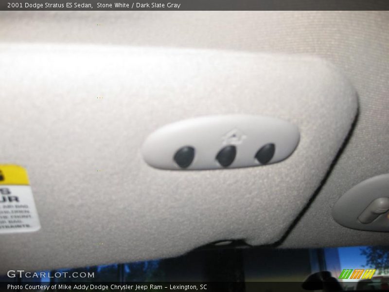 Stone White / Dark Slate Gray 2001 Dodge Stratus ES Sedan