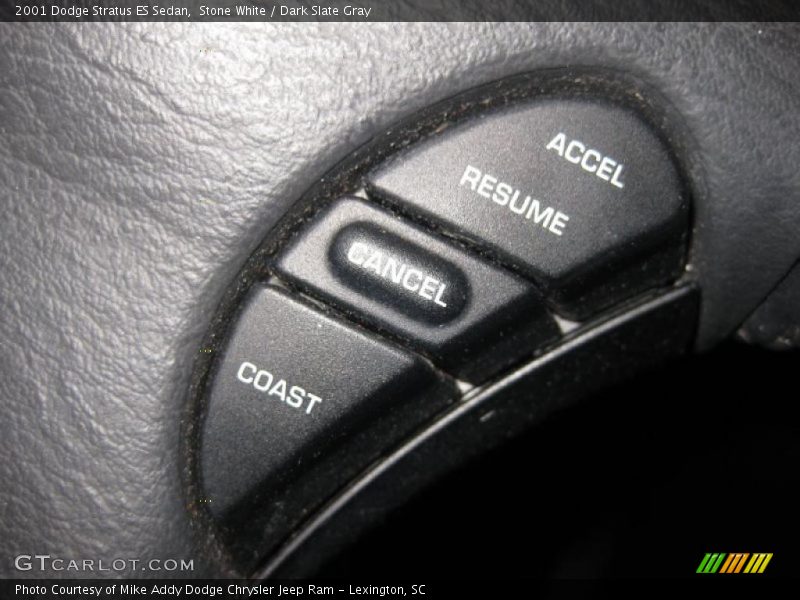 Stone White / Dark Slate Gray 2001 Dodge Stratus ES Sedan