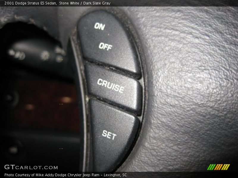 Stone White / Dark Slate Gray 2001 Dodge Stratus ES Sedan