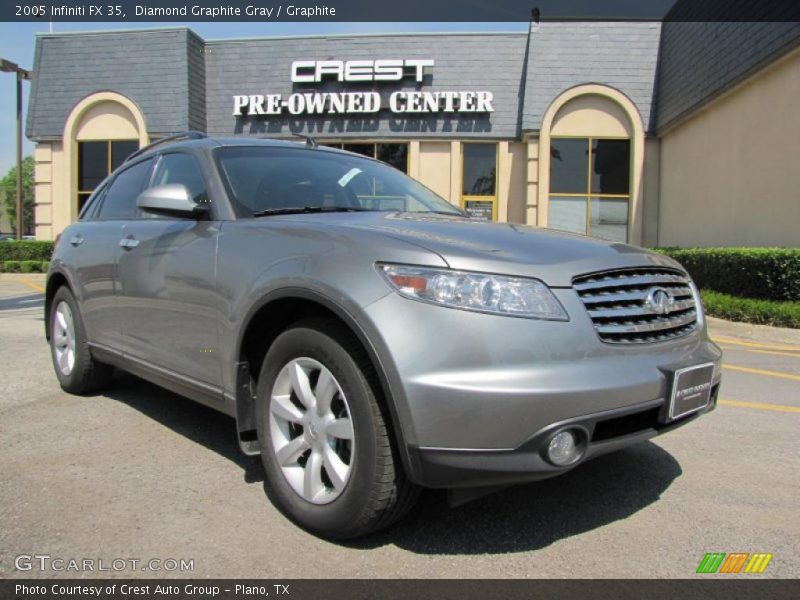 Diamond Graphite Gray / Graphite 2005 Infiniti FX 35